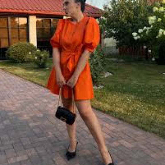 ZARA BLOGGER FAVORITE POPLIN DRESS ZW COLLECTION - Picture 9 of 11